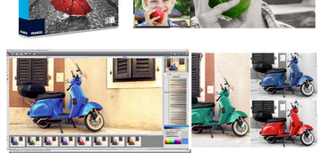 X Color effects Pro 10 - Chromakeying-Farbeffekte und spezielles Design von Bildern