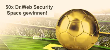 Anstoß zur EM 2016: 50 Lizenzen von Dr.Web Security Space zu gewinnen