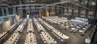 FSGG bietet exklusives Catering in der Kraftzentrale: Außergewöhnlicher Spielplatz für raumgreifende Inszenierungen