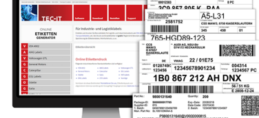 Barcode-Etiketten online erstellen und drucken