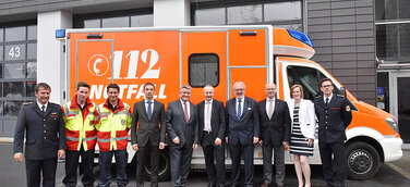 Bundesgesundheitsminister Gröhe erlebt Aachener Telenotarzt