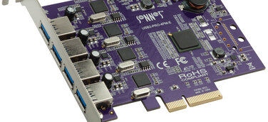 Echte 4-fach USB 3.0 Power mit Sonnets Allegro Pro PCIe-Karte