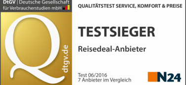 Groupon ausgezeichnet als bester Reisedeal-Anbieter 2016