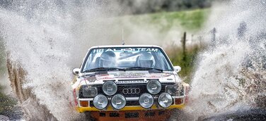 Audi Tradition beim "Rallye-Mekka" in Daun
