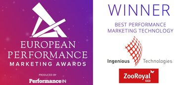 Ingenious Technologies gewinnt europäischen Preis für „Best Performance Marketing Technology”