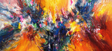 Internationaler Gemäldeverkauf der abstrakten Originale wächst