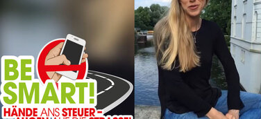 Weitere Video-Botschaft gegen die Handynutzung am Steuer: Auch Anneke Dürkopp unterstützt Kampagne „BE SMART“