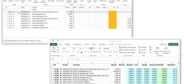 Intelligente GAEB-Schnittstelle für Office-Programme
