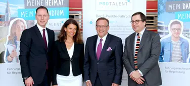 Pressekonferenz zum Bewerbungsstart für PROTALENT-Stipendium