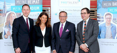 Pressekonferenz zum Bewerbungsstart für PROTALENT-Stipendium