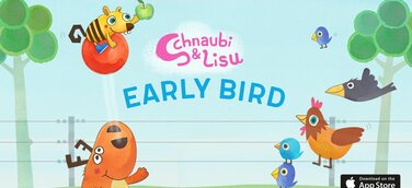 Charmantes Design und innovative Technik: Die neue Spiele-App „Schnaubi & Lisu – Early Bird“