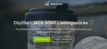 Crowdfunding - City2Go Porzellanbecher
