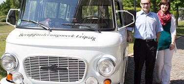 Infomobil des BFW Leipzig macht Station in Lutherstadt Wittenberg