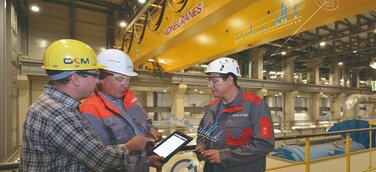 260 Krane und Hebezeuge im Grosskraftwerk Mannheim – online – immer bestens im Blick