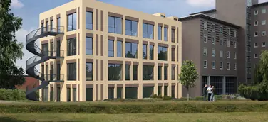 Neubau für Berufliches Trainingszentrum Leipzig wächst