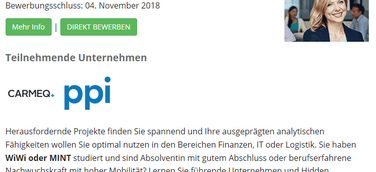 Frauen in Führungsverantwortung! Etwas kleiner. Etwas feiner.