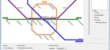 Neue Software für die Erstellung von Liniennetzplänen