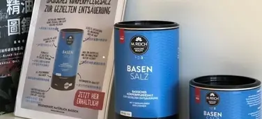 Taiwan badet basisch mit dem BasenSalz der Marke M. Reich