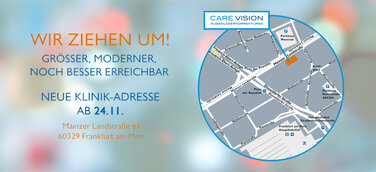 24. November 2018: Eröffnung der CARE Vision Augenklinik Frankfurt an neuem Standort