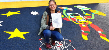 Kletterwand + Stylemaker® Bodenbilder = weltraumstark!