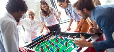 Ein gutes Arbeitsklima bemisst sich nicht an der Anzahl der Kickertische