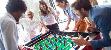 Ein gutes Arbeitsklima bemisst sich nicht an der Anzahl der Kickertische