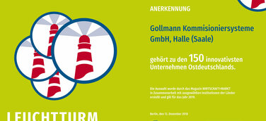 Gollmann zählt zu den innovativsten Unternehmen Ostdeutschlands