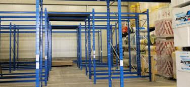 Regalsysteme im Baustoffhandel - mehr Platz in der dritten Dimension