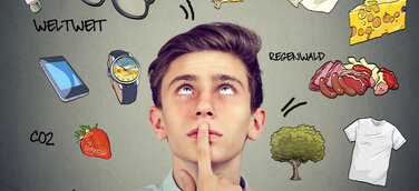 Regenwald im Einkaufswagen live in der Schule