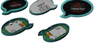 „SOS-Buddy Table Messenger“ - oder „die multifunktionale Sprechblase“