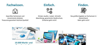 Treasurize, der B2B Online Marktplatz für hochwertiges Fachwissen