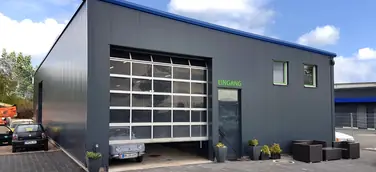 Autosattlerei Rüdiger Neumann aus Linsburg erweitert Filialnetz mit Systemhalle von Hacobau
