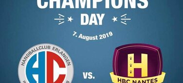 HC Erlangen begrüßt HBC Nantes zum 2. Erlanger Champions Day