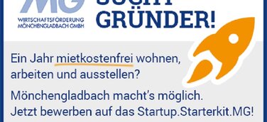 Mietkostenfrei Wohnen, Arbeiten, Ausstellen: Mönchengladbach schnürt Starter-Paket für Startups