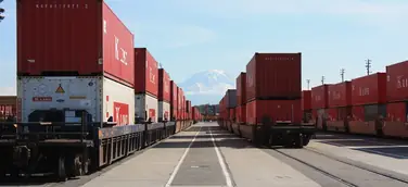 Vom Duisburger Hafen nach China