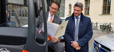 Günsel Fördertechnik und Fahrzeugbau GmbH aus Leipzig erhält von BMVI Fördermittel für wasserstoffbetriebene Flurförderzeuge