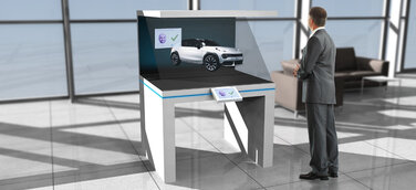 Interaktives Hologramm mit Echtzeit-Personalisierung - HOLOCO 4.0