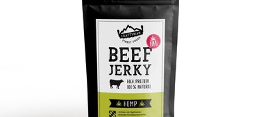 Neue Beef Jerky Sorte HEMP (Hanf) jetzt mit knackigen Hanfsamen