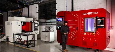 SPEE3D zeigt die weltweit erste 3D-Druck-Produktionszelle für die metallbasierte additive Fertigung im Live-Betrieb auf der Formnext 2019