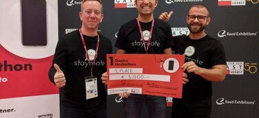 Wiener Startup Staymate gewinnt den 1. österreichischen GastroHackathon