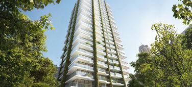 Der neue Eden Tower holt Pflanzen zurück in die Stadt - 185.000 Pflanzen schaffen ein grünes Erlebnis