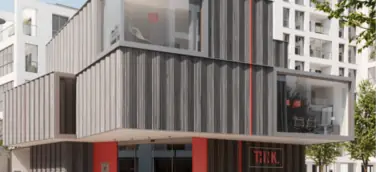 Holz in neuem Design: Dreidimensionale Fassaden für den Objektbau - gestalterische Vielfalt mit nur zwei Profilformen.