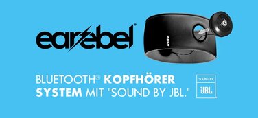 Earebel innovative Kopfhörersysteme mit perfektem „Sound by JBL“ – jetzt bei CrowdPartner