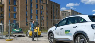 Baustart in Bergedorf: Gasnetz Hamburg errichtet Wasserstoff-Beimischung am Schilfpark