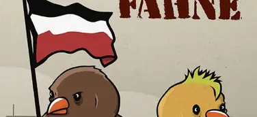 Patrick griff zur Fahne