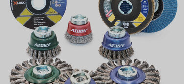 ATORN X-LOCK für Winkelschleifer – schneller und sicherer Zubehörwechsel mit nur einem Klick