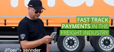 sennder und FinTech JITpay™ gehen Partnerschaft zur Digitalisierung im Logistiksektor ein