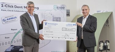 VR-InnovationsPreis Mittelstand: Weltweit einzigartiges Verfahren macht Fliegen sicherer