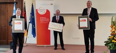 Bayerischer Energiepreis 2020 für die Stadtwerke Rosenheim und die SolarNext AG