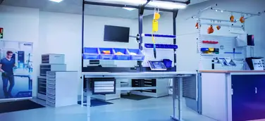 Mit wenigen Handgriffen zum ergonomischen Systemarbeitsplatz